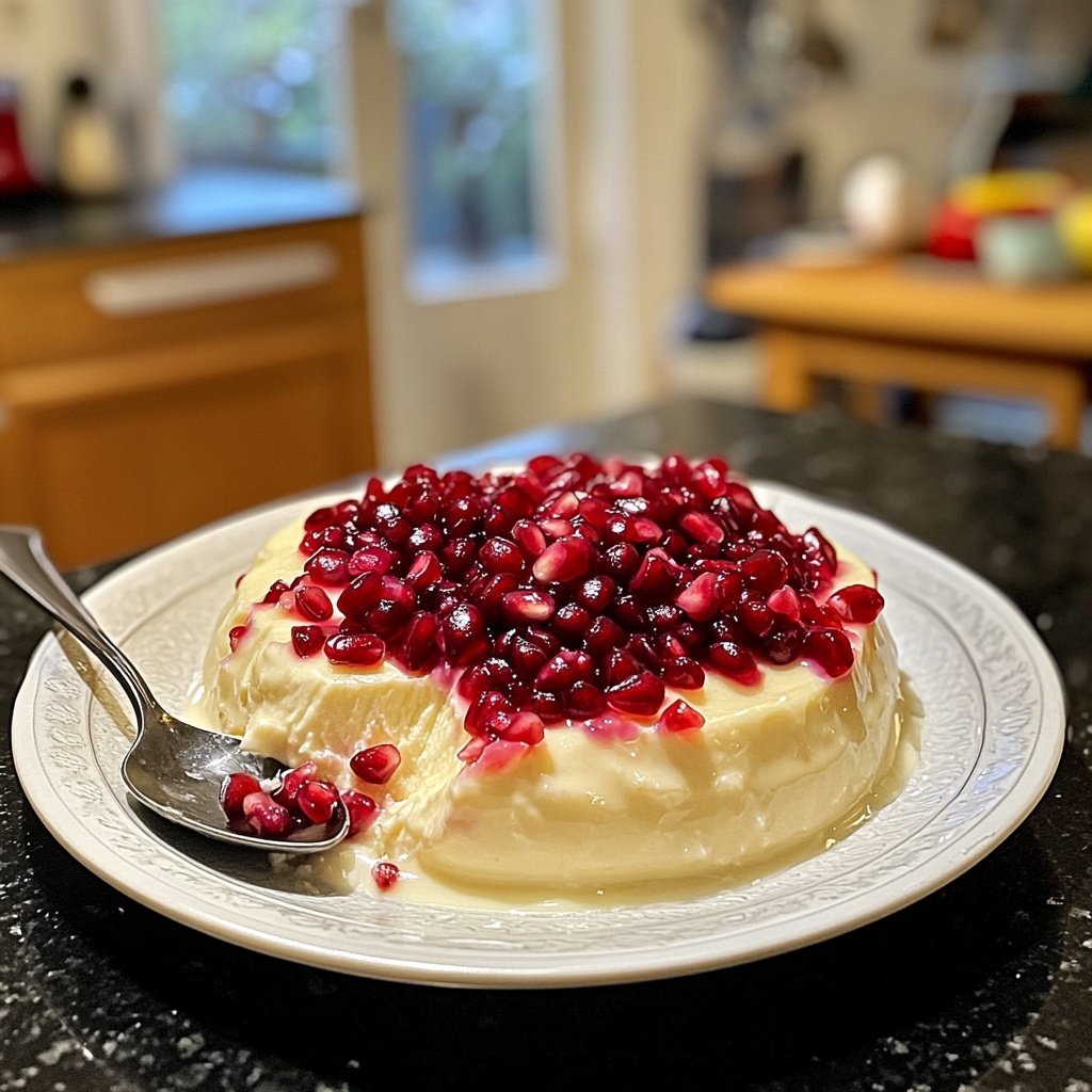 Granatapfel-Panna-Cotta