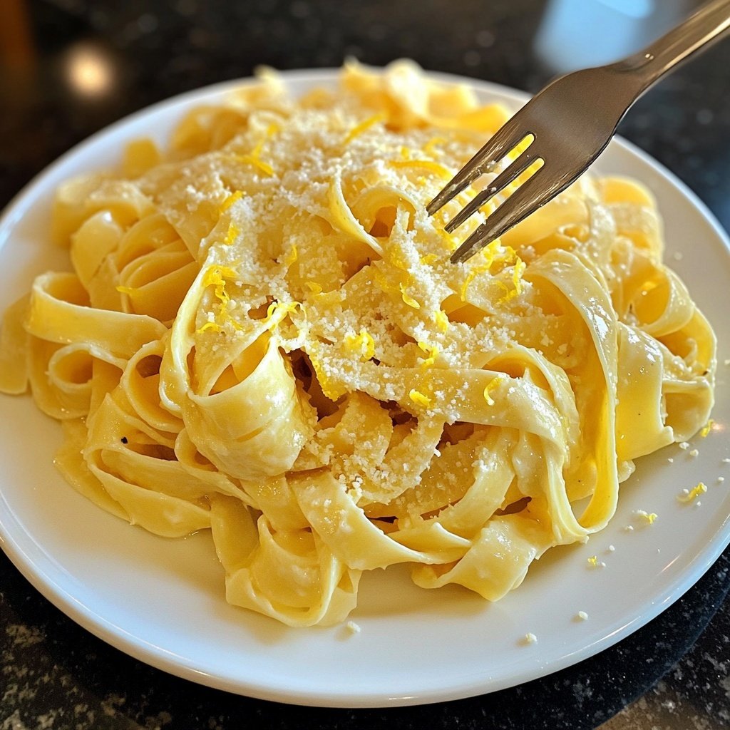 Tagliatelle mit Zitronensauce