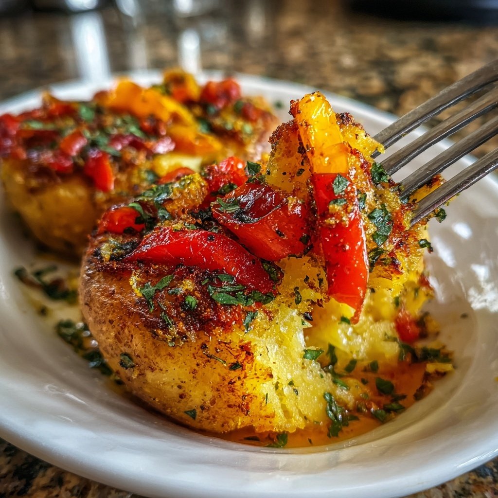 Ofenkartoffeln mit Paprika
