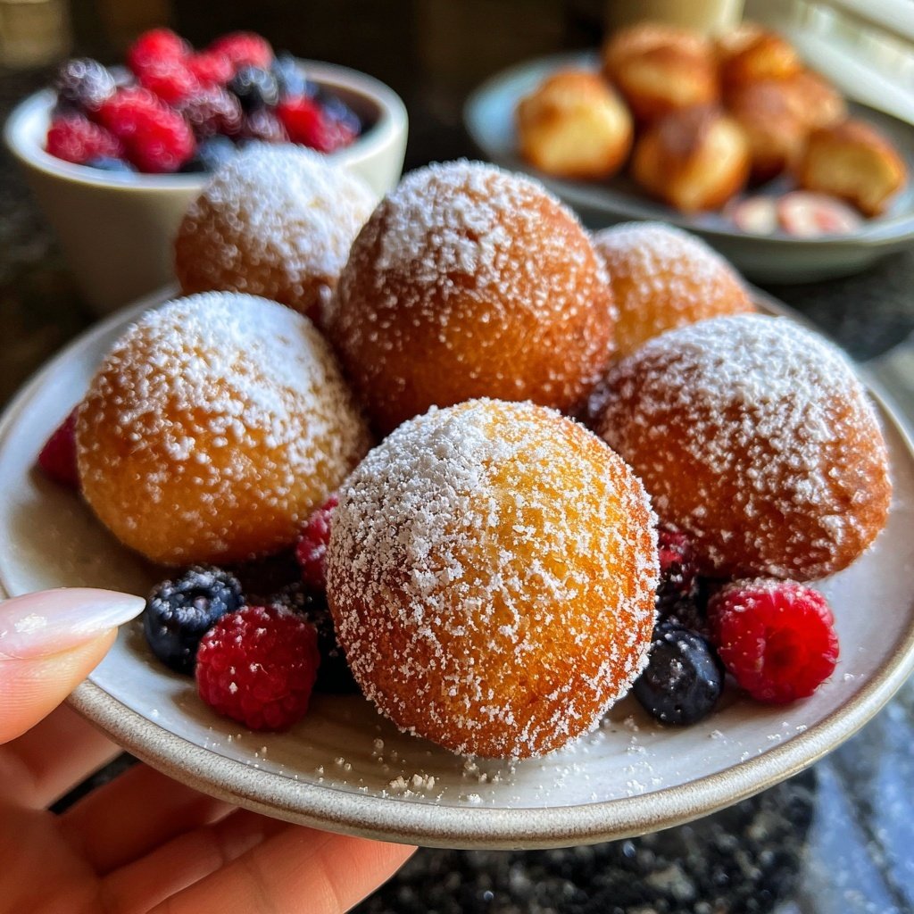 Quarkbällchen fluffig ohne Zucker