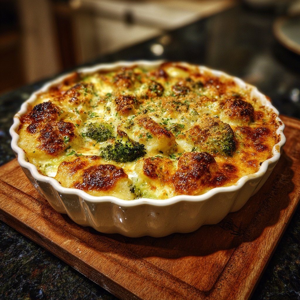 Brokkoli Kartoffel Gratin Leicht