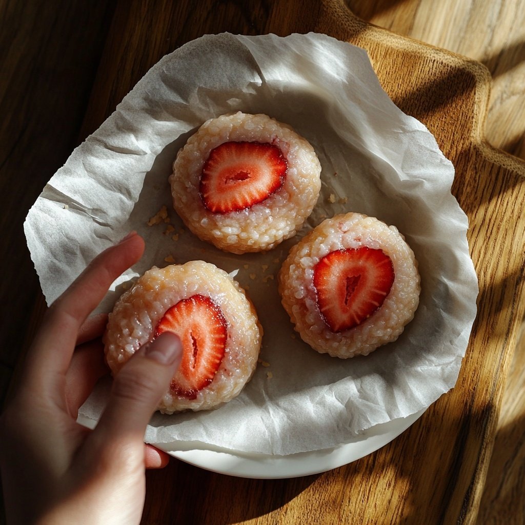 Erdbeer-Mochi