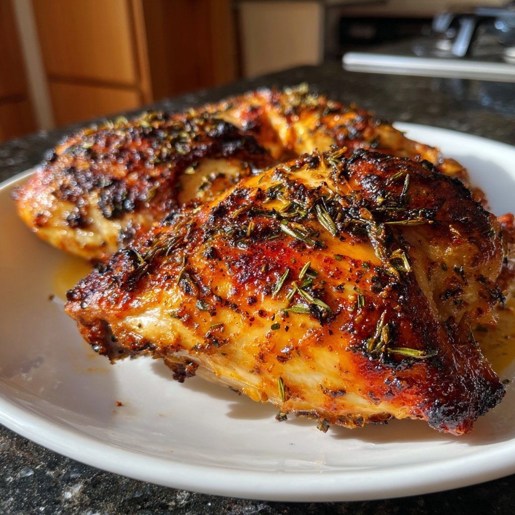 Gebratene Hähnchenbrust Mit Zitronen Joghurt Sauce