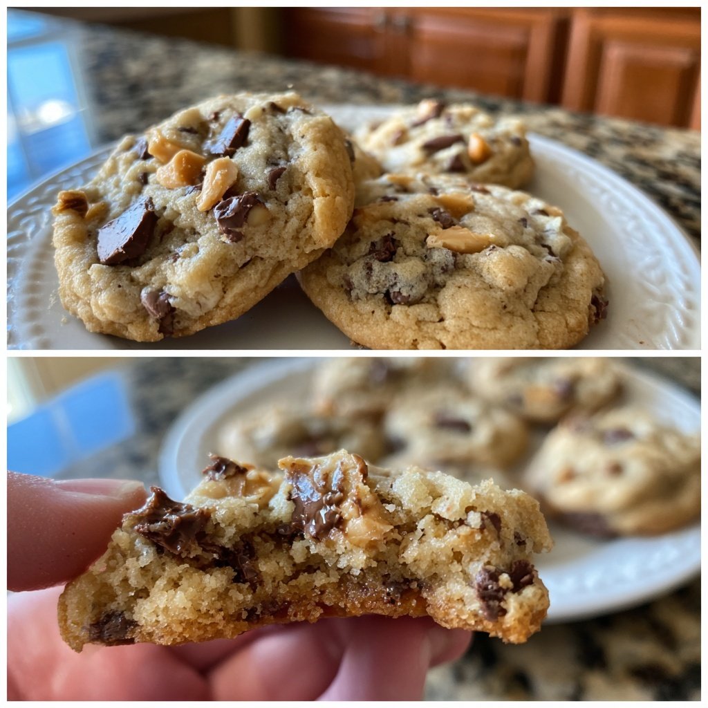 Cookies mit Erdnussbutter und Kakao