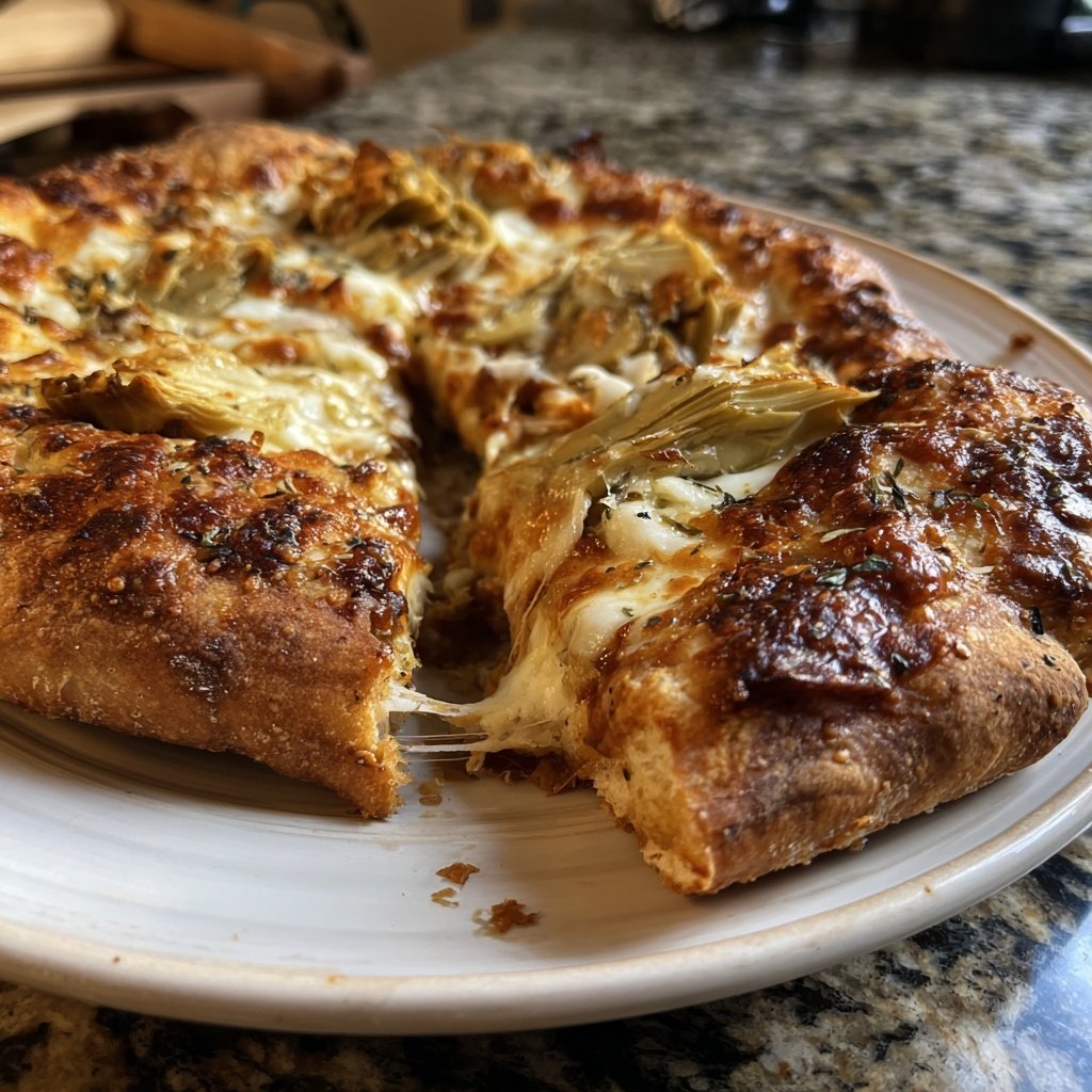 Pizza mit Artischocken