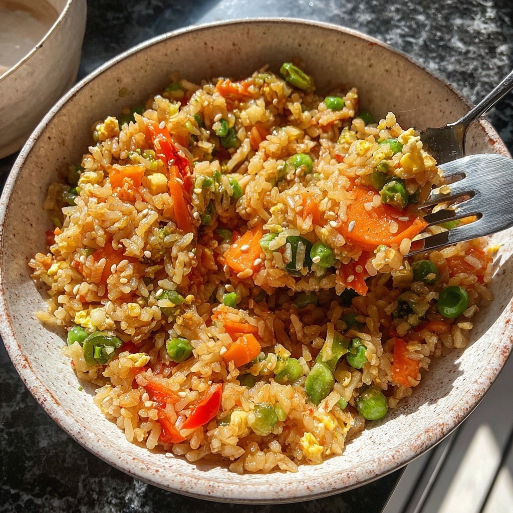 Gebratener Reis mit Gemüse