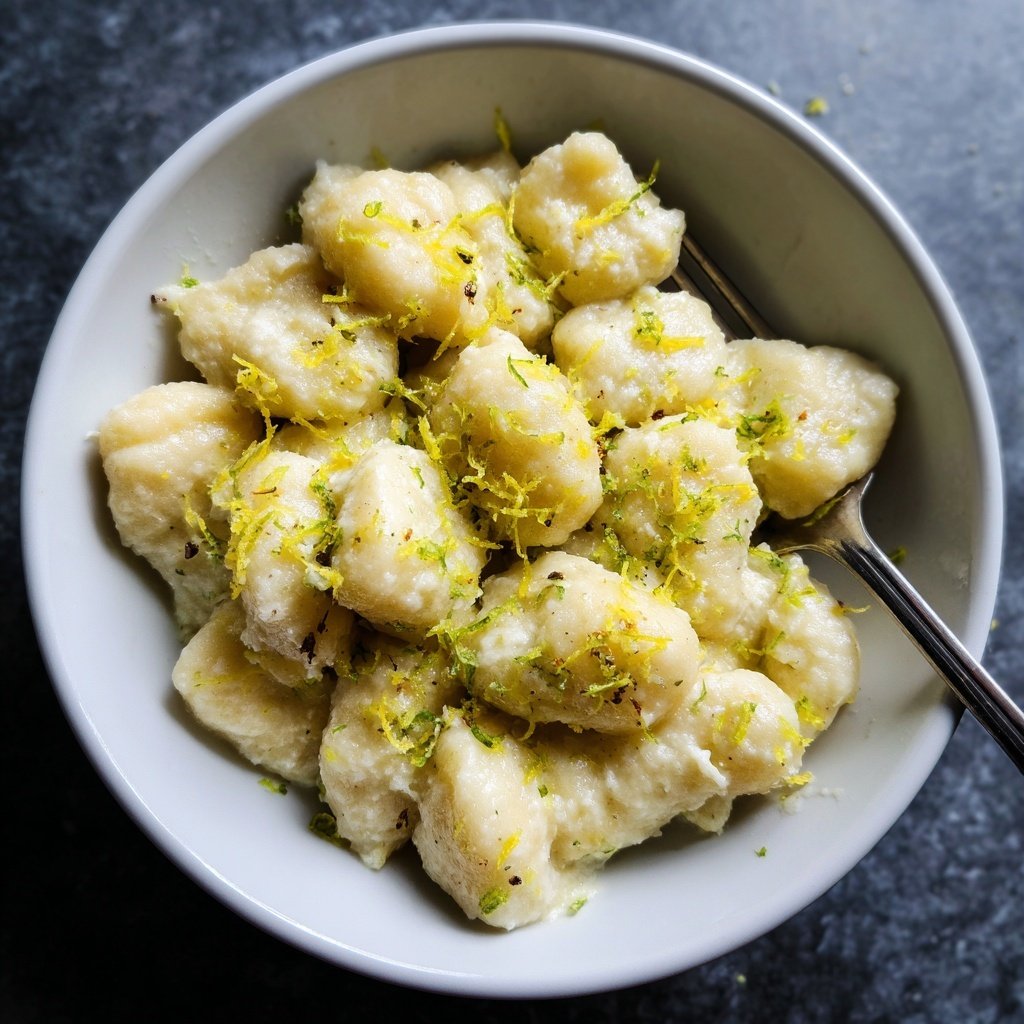 Ricotta-Gnocchi mit Zitronenschale