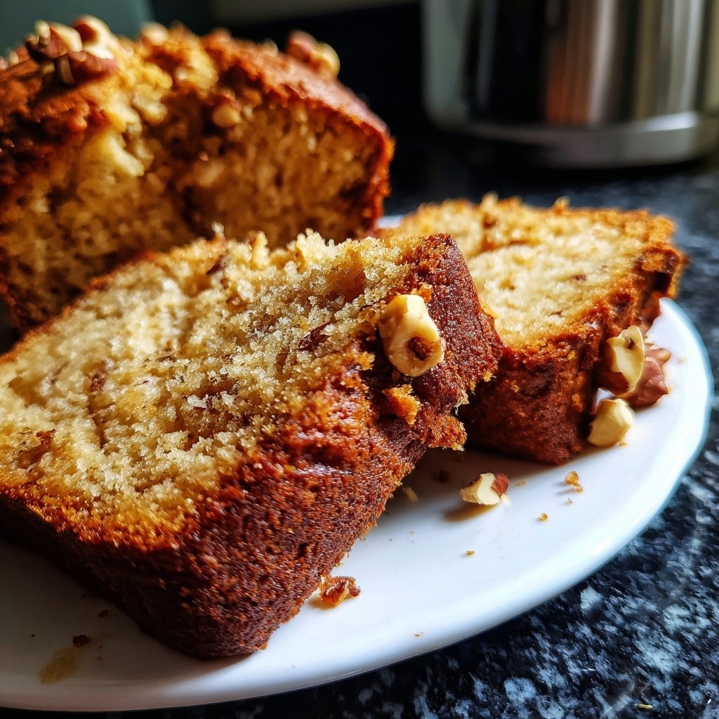 Bananenkuchen mit Haselnüssen